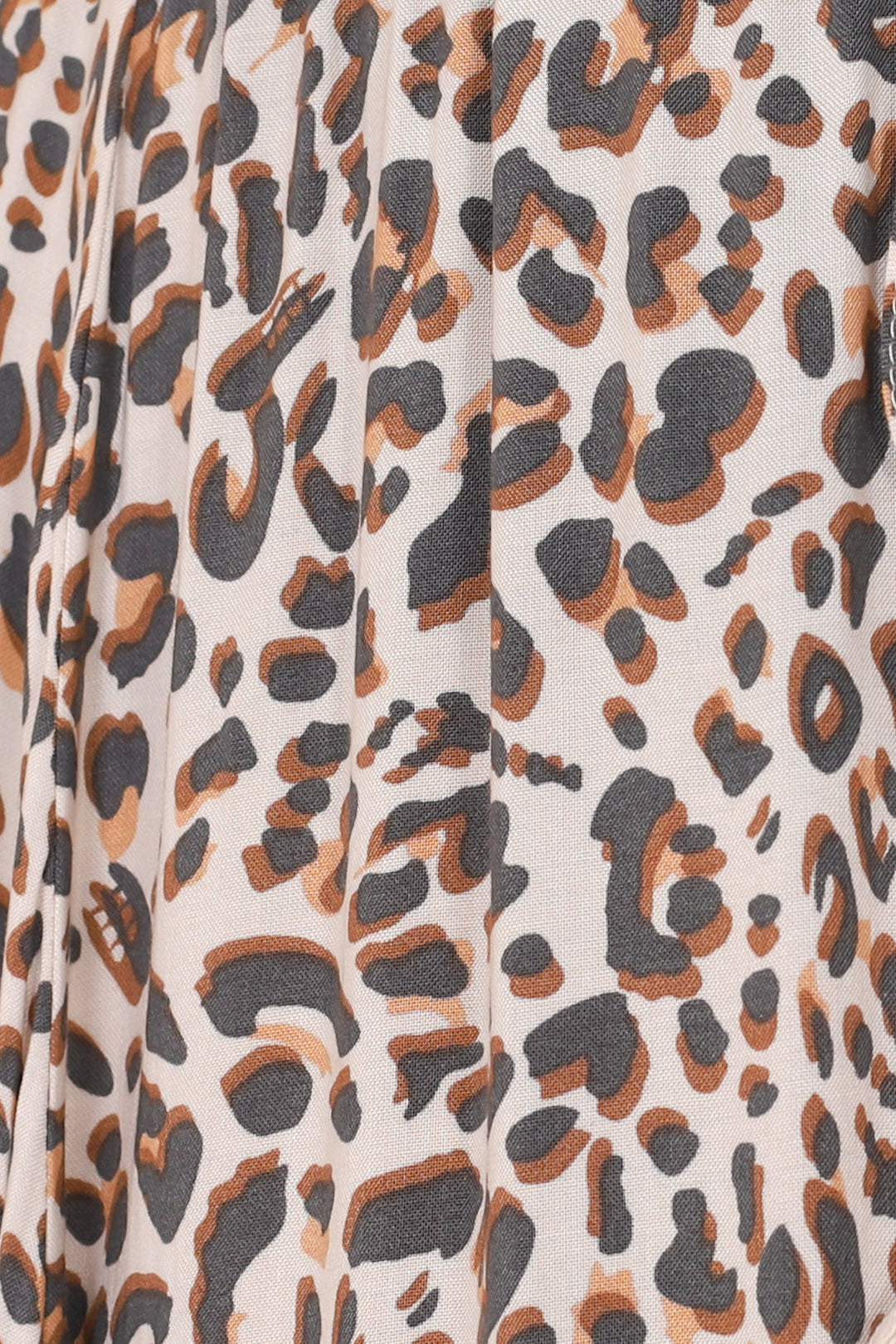 Saia Maxi Hellen - Saia de cintura alta com aberturas frontais em estampado Perrie