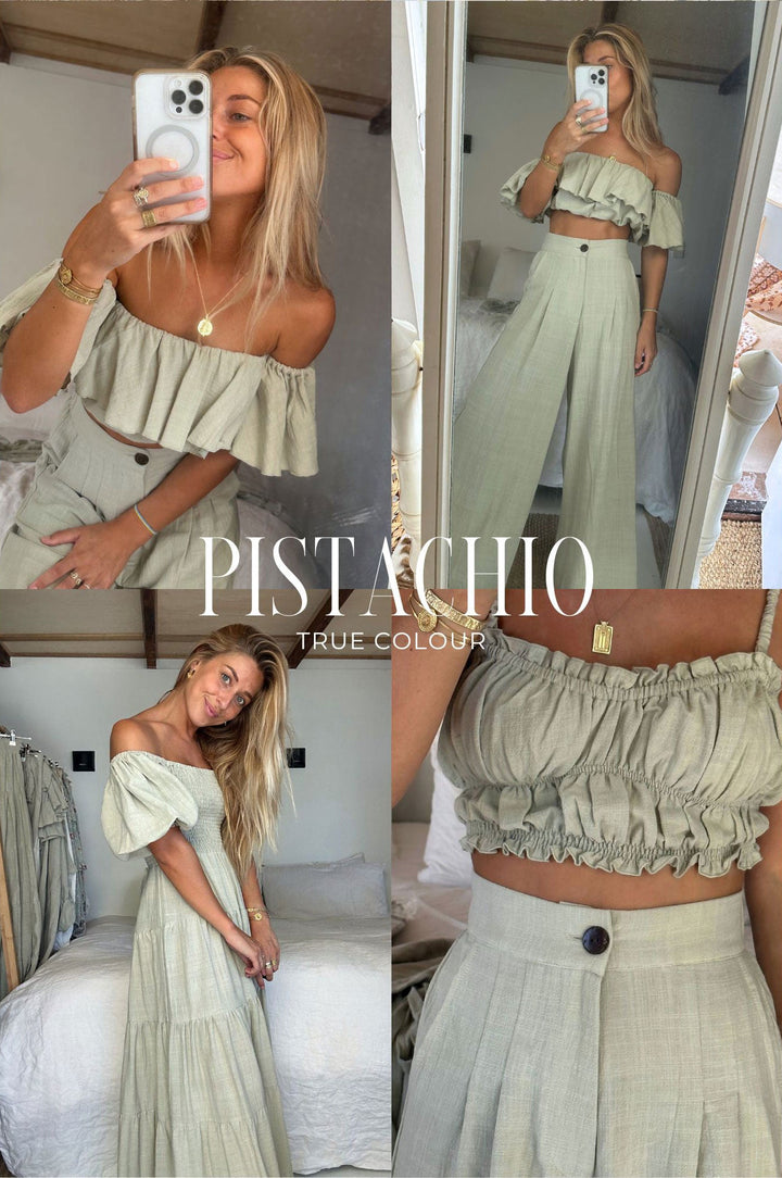 Calças Lora - Pistache