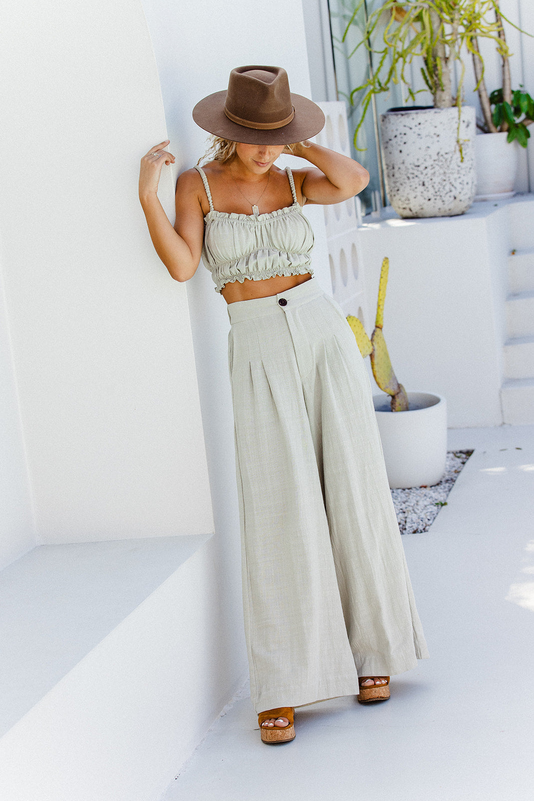 Calças Lora - Pistache