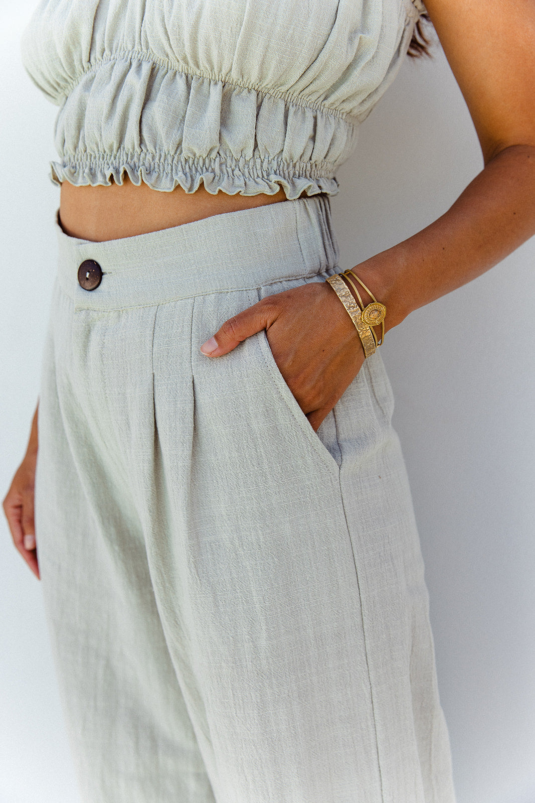 Calças Lora - Pistache