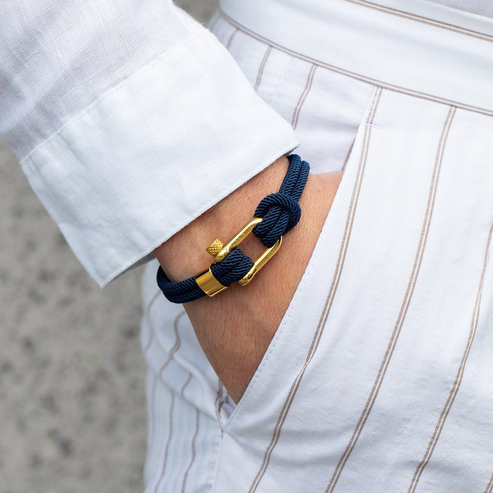 Alchor Platina Marinho Dourado