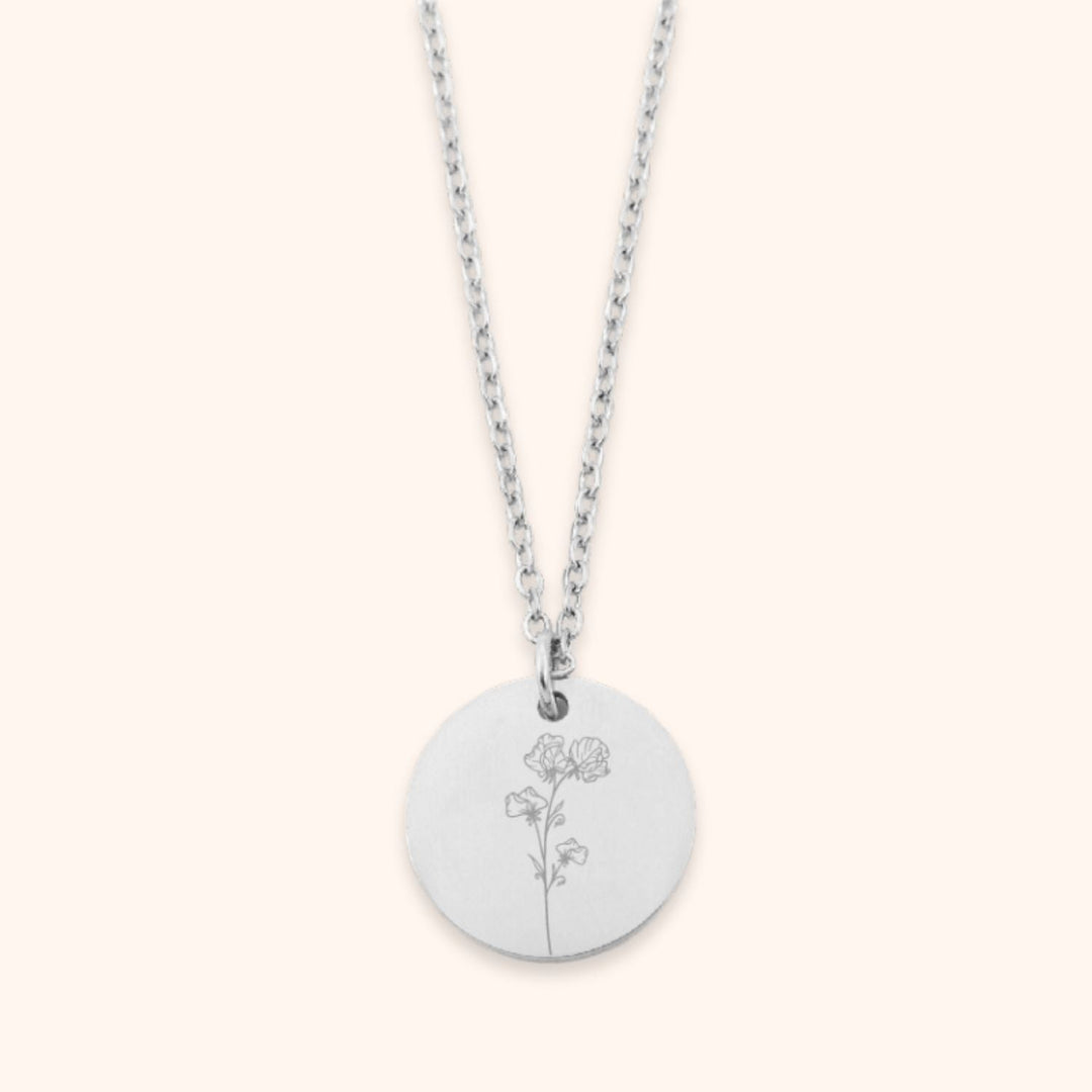 Colar com flor de nascimento 1 flor
