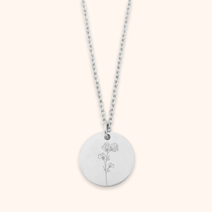 Colar com flor de nascimento 1 flor